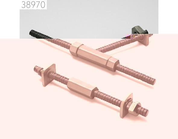 Анкерная тяга высокопрочная АТВ2 исп. 1 125х122.402х120.67х120.093 мм ВС3СП5 СНиП III-18-75