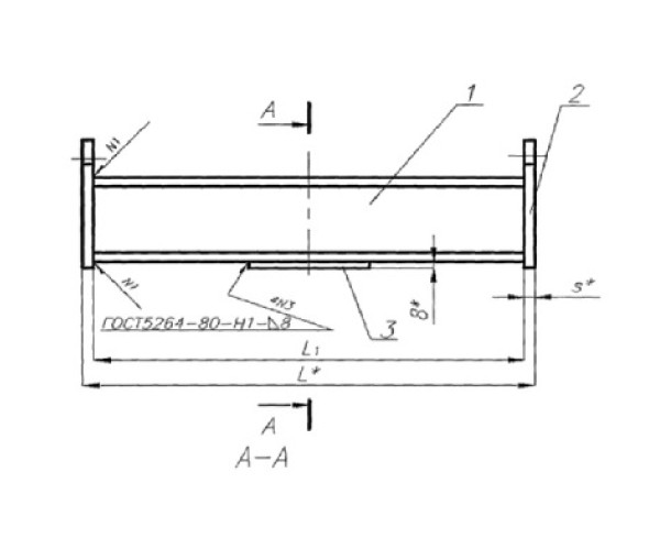 ОСТ 24.125.121-01 Балка опорная с проушинами в Краснодаре