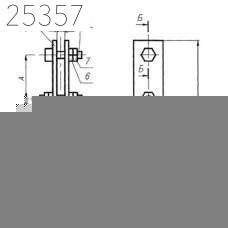 Блок хомутовый 325 мм ОСТ 24.125.113-01 углер.