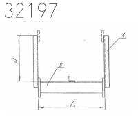 Подвеска траверсы металлической подвесной 0312.48 63 мм МПж4