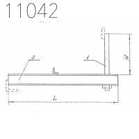 Траверса-балка металлическая подвесная 6,5 мм 0312.51.00.000-03 СБ