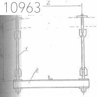 Траверса металлическая подвесная 10 мм 0312.49.00.000-18 СБ