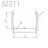 Подвеска траверсы металлической подвесной 0312.48 6,5 мм МПж22