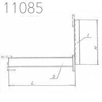 Подвеска траверсы-балки 75 мм 0312.52.00.000-30 СБ