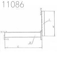 Подвеска траверсы-балки 63 мм 0312.52.00.000-21 СБ