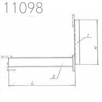 Подвеска траверсы-балки 75 мм 0312.52.00.000-23 СБ