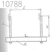 Траверса металлическая подвесная 12 мм 0312.47.00.000-23 СБ