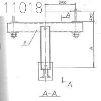 Траверса нижняя подвесная 10 мм 0312.50.00.000-15 СБ
