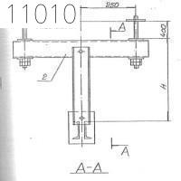 Траверса нижняя подвесная 80 мм 0312.50.00.000-27 СБ