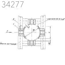 Опора неподвижная боковая 1220х626х11 мм ТС-668.00.00-11