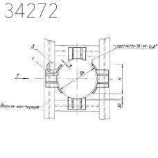 Опора неподвижная боковая 1020х526х10 мм ТС-668.00.00-10