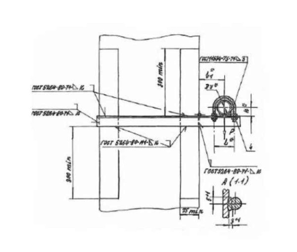 Опора подвижная двухрядная А14Б 511.000 в Краснодаре