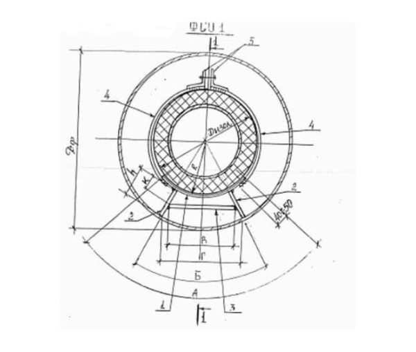 Скользящая подкладная опора в футляре ФСО 1 в Краснодаре