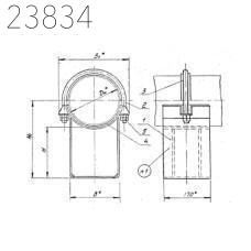 Опора скользящая диэлектрическая Т.16.07 273 мм