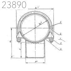 Опора скользящая диэлектрическая Т.17.03 194 мм