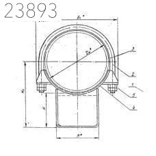 Опора скользящая диэлектрическая Т.17.06 219 мм