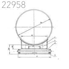 Опора двухкатковая Т.20.10 1220 мм