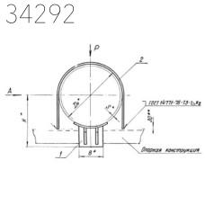 Опора неподвижная хомутовая 108х4 мм 3,5 кг ТС-669.00.00