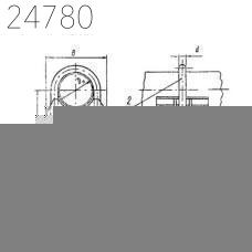 Опора однохомутовая 159х224 мм 4,4 кг ОСТ 108.275.37-80 ауст.