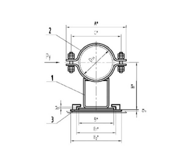 СТО 79814898 131-2009 Опоры хомутовые скользящие, неподвижные и направляющие в Краснодаре