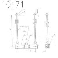 Подвеска с двумя тягами 108 мм 0312.07.00.000-03 СБ