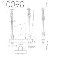 Подвеска с двумя тягами 159 мм 0312.05.00.000-04 СБ исп 1