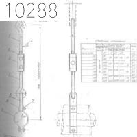 Крепление одной трубы на подвеске DN 108 Pmax 250 200°C 0312.18.00.000-03 СБ