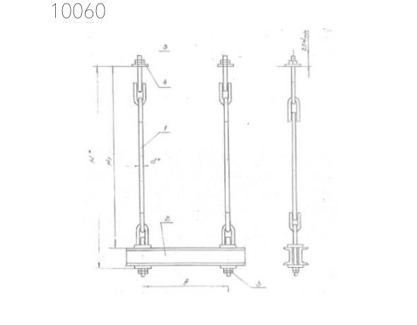 Подвеска с двумя тягами 480 мм 0312.03.00.000-14 СБ