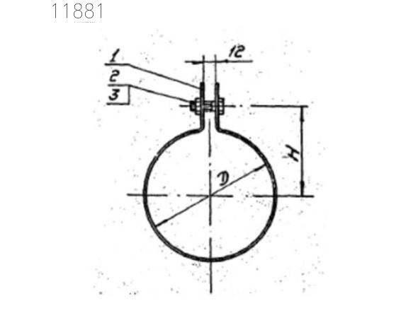 Хомут 1Х-18 800 мм