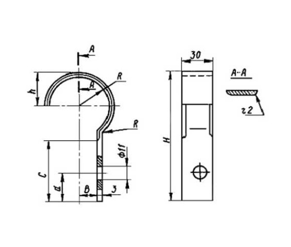 ХО Хомут односторонний в Краснодаре