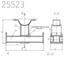 Корпус на опорной балке с проушинами 377 мм ОСТ 24.125.119-01 углер.
