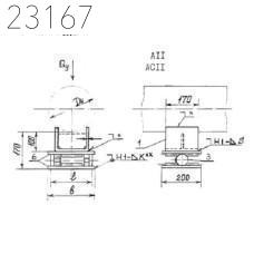 Опора корпусная хомутовая тип 108-КХ-А11 ОСТ 36-146-88