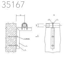 Крепление газопровода 25 мм УКГ 15.00-02 СБ