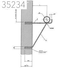 Крепление газопровода 200х250 мм УКГ 3.00-09 СБ