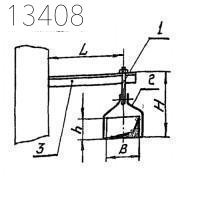 Кронштейн с подвеской 8КГВ-29 300х800 мм