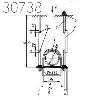 Подвеска однорядная с прерывистым основанием и двумя тягами ПП-2-225-L
