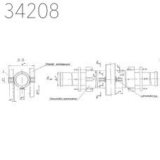 Опора неподвижная двухупорная 630 мм ТС-665.00.00-01