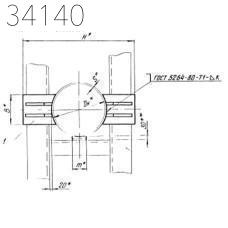 Опора неподвижная двухупорная 1020х1260 мм ТС-660.00.00-19