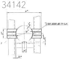 Опора неподвижная двухупорная 1420х1680 мм ТС-660.00.00-21
