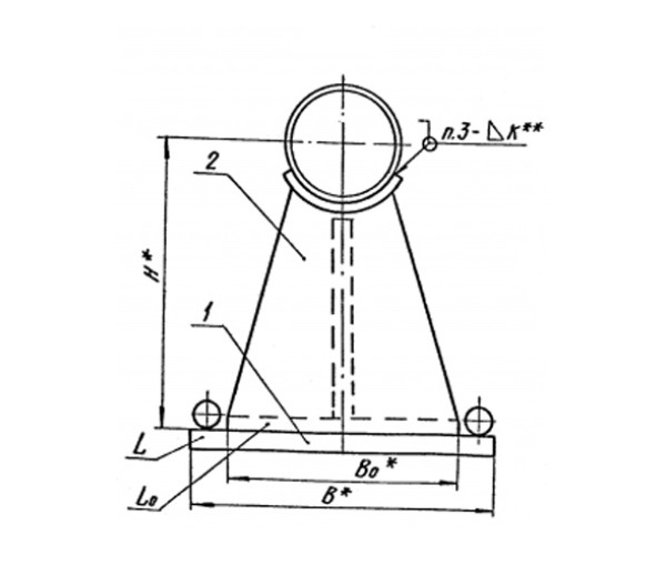 Л8-517.000 Опора скользящая направляющая в Краснодаре