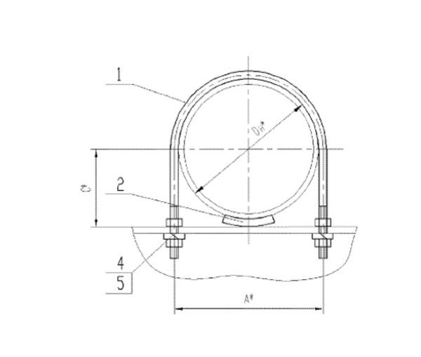 СТО 79814898 132-2009 Опоры скользящие и неподвижные с направляющим хомутом в Краснодаре