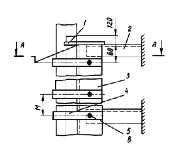 ОВС Опора с сопровождением для вертикальных трубопроводов в Краснодаре