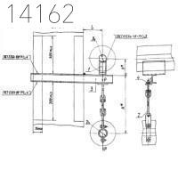 Опора А14Б 372.000-43 СБ 1080 мм