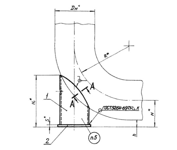 ОСТ 34 266-75 Опоры крутоизогнутых отводов в Краснодаре