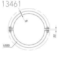 Опоры трубопроводов SFS 5372 600 мм
