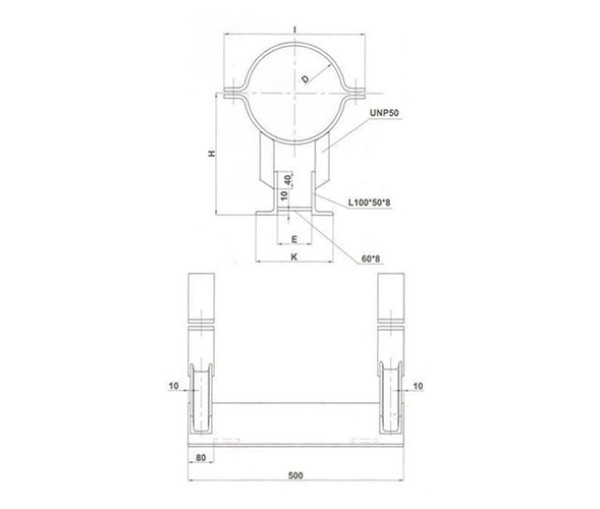 Опоры трубопроводов SFS 5377 в Краснодаре