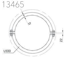 Опоры трубопроводов SFS 5372 1000 мм