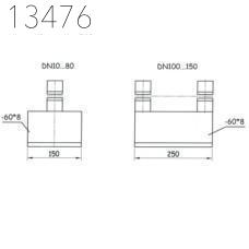 Опоры трубопроводов SFS 5373 100 мм