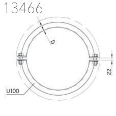 Опоры трубопроводов SFS 5372 1200 мм