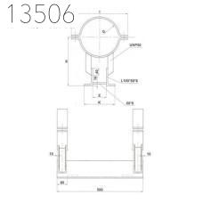 Опоры трубопроводов SFS 5377 350 мм